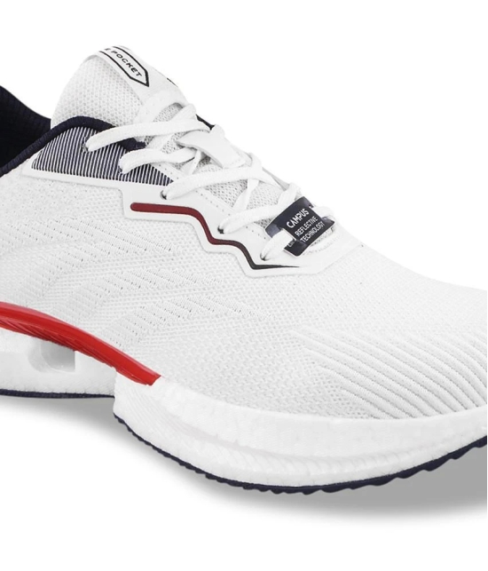 Campus CORA White Mens Sports Running Shoes - None