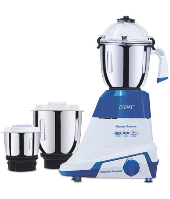 Orpat Orpat Mixer Grinder 1200 Watt 3 Jar Juicer Mixer Grinder