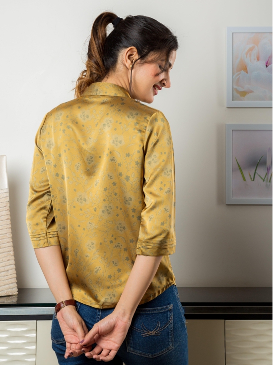 Rumi Satin Shirt-M