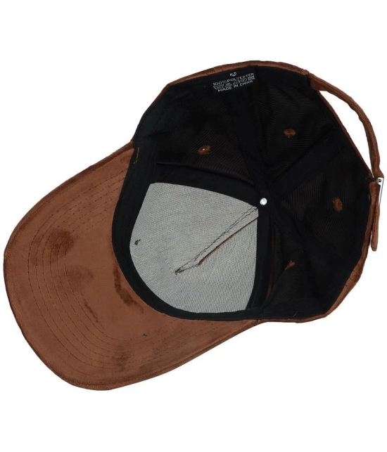 PENYAN Brown Cotton Mens Cap ( Pack of 1 ) - Brown