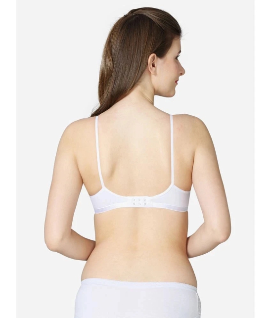 VStar - White Cotton Non Padded Womens Everyday Bra ( Pack of 1 ) - None