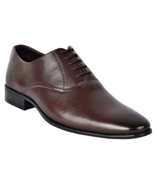 Aadi - Brown Mens Derby Formal Shoes - None