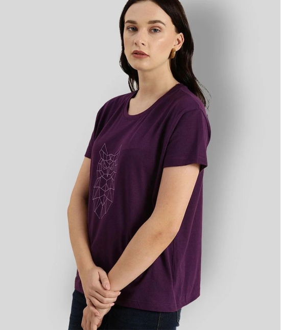 Dillinger Cotton Purple T-Shirts - L