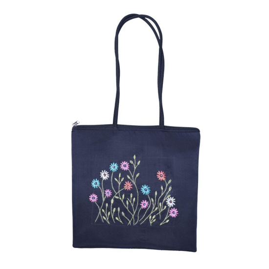 Tote handbag with Florals