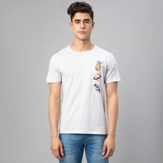 FTX Men Printed Round Neck Half Sleeve Tshirt