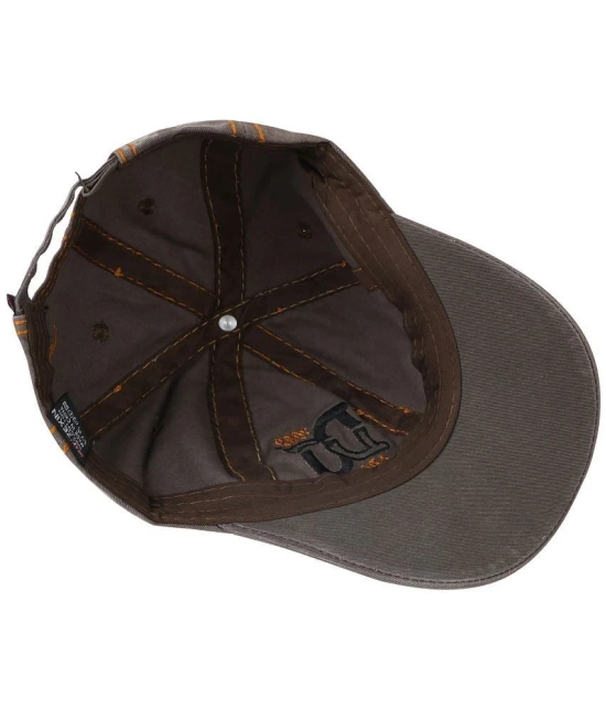 PENYAN Brown Cotton Mens Cap ( Pack of 1 ) - Brown