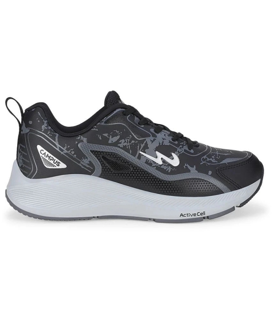 Campus CAMP-DRAX Black Mens Sports Running Shoes - None