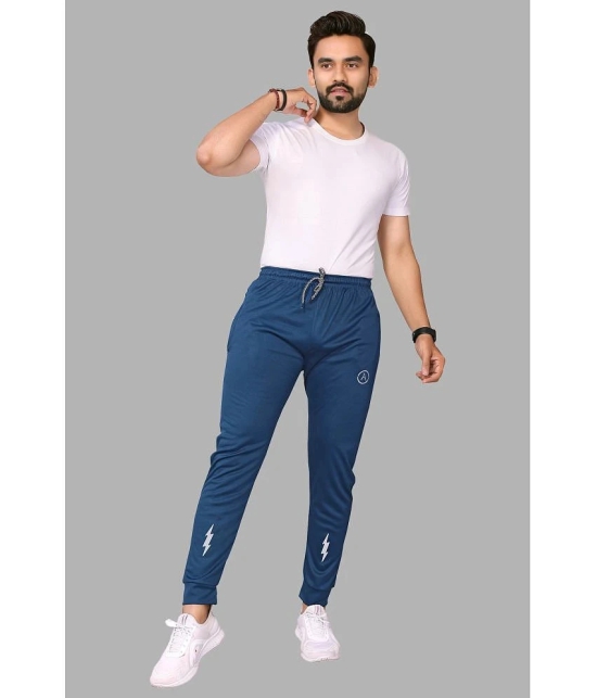 Anand Multicolor Lycra Mens Joggers ( Pack of 2 ) - None