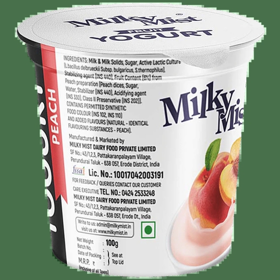 Milkymist Fruit Yogurt Peach, 100 Ml