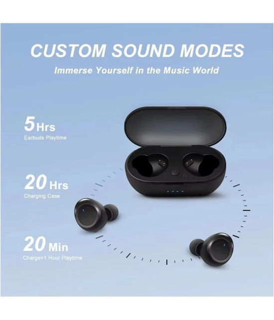 VEhop AL2 Bluetooth True Wireless (TWS) In Ear 20 Hours Playback Fast charging,Powerfull bass IPX4(Splash & Sweat Proof) Assorted