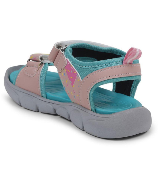 Liberty FLYNN-42 SeaGreen Velcro Sports Sandals For Kids - None