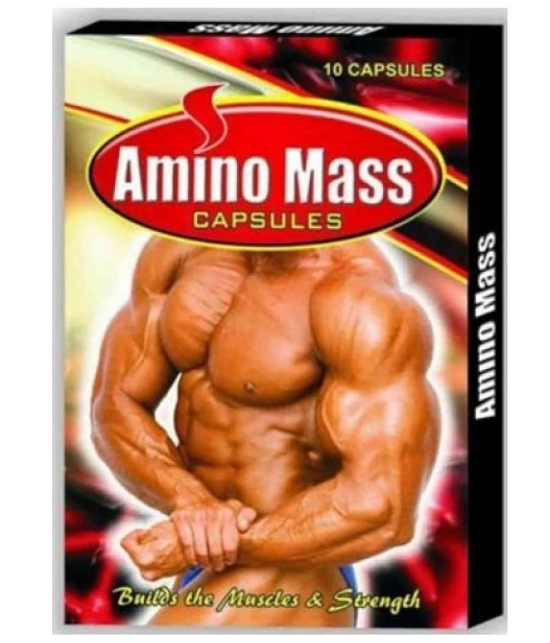 G & G Pharmacy Amino Mass Weight Gain Capsule 10 no.s Unflavoured Pack of 3