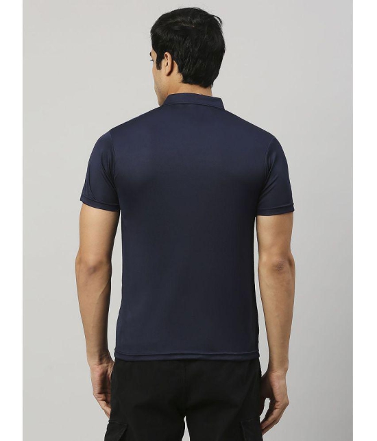 FanCode - Navy Blue Polyester Regular Fit Mens Sports Polo T-Shirt ( Pack of 1 ) - None