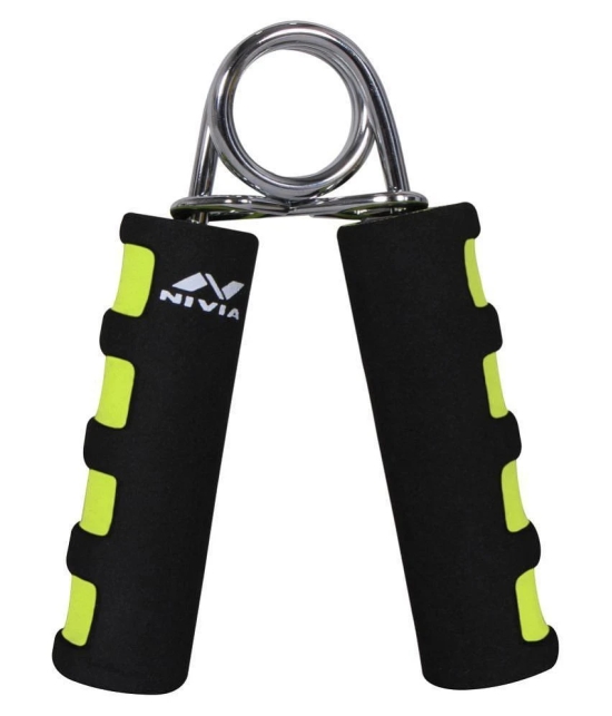 Nivia Foam Grip 2.0 Hand Grip/Fitness Grip  (Black, Green) - Black