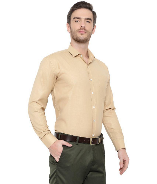 SREY - Cotton Blend Slim Fit Olive Men's Casual Shirt ( Pack of 1 ) - None