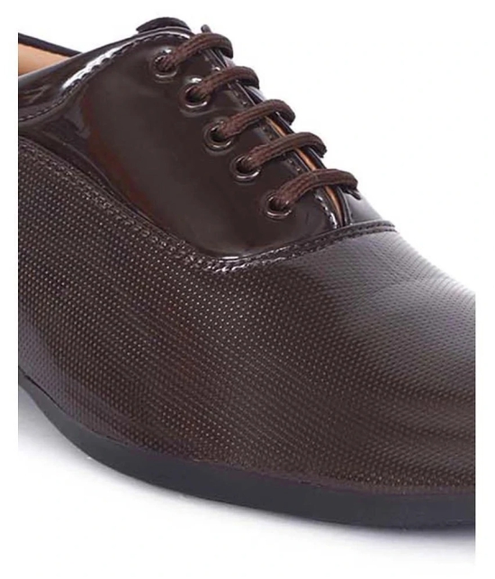 Aadi Brown Mens Derby Formal Shoes - None