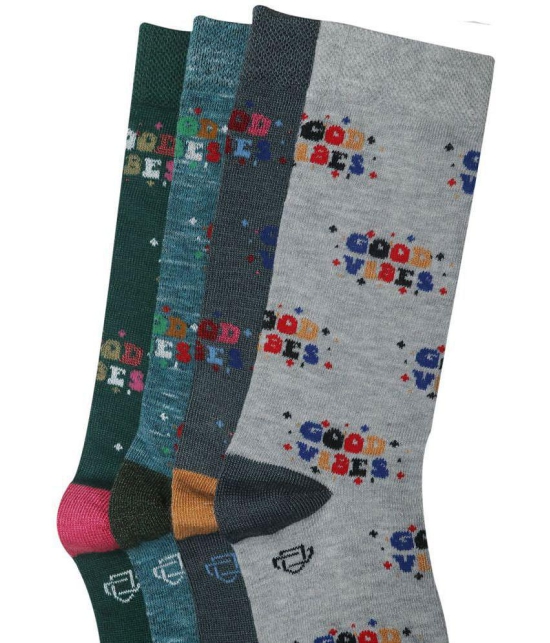 Dollar - Multicolor Cotton Women's Mid Length Socks ( Pack of 5 ) - None