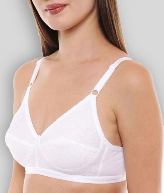 Bodycare Cotton T-Shirt Bra - White - 38D