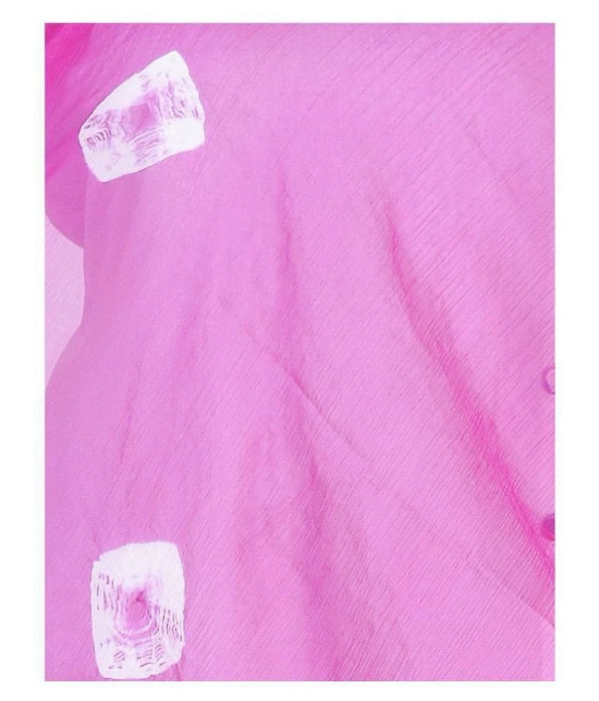 Apratim Pink Chiffon Bandhej Dupatta