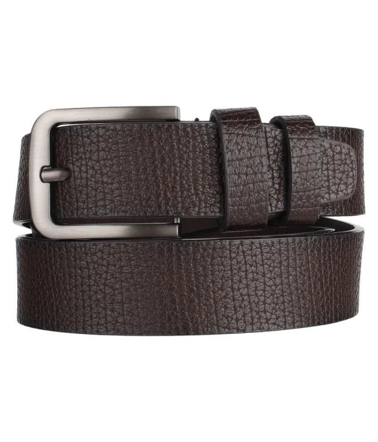 Loopa Brown PU Formal Belt - 38