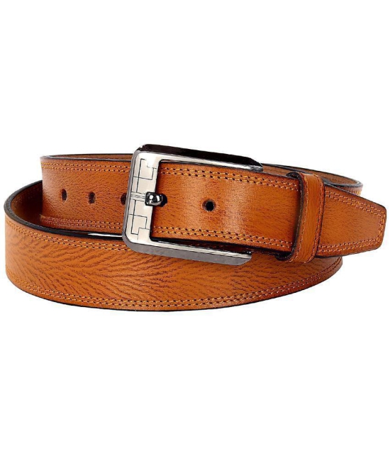 Leather World - Leather Men's Casual Belt ( Pack of 1 ) - None