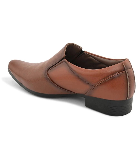 Sir Corbett Tan Mens Slip On Formal Shoes - None