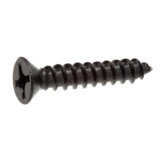 INDRICO Four Head Screws for Fixing Wood, Plywood, Pasterboards (Pack of 75, 1 Inches Screw)