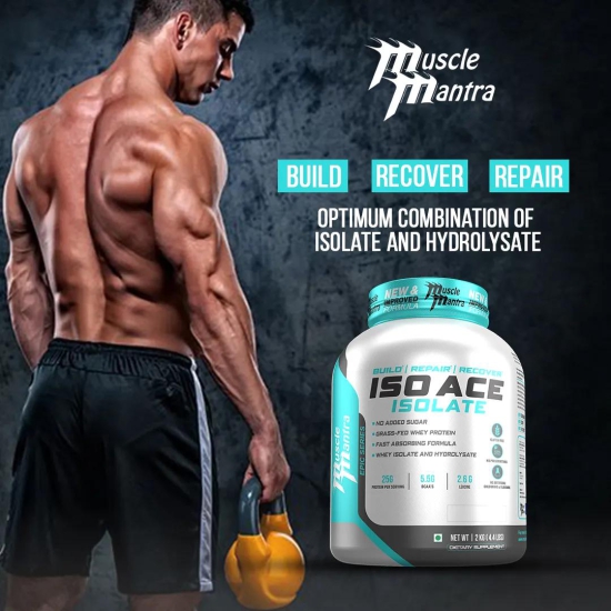 Muscle Mantra Epic Series ISO ACE ISOLATE For Build | Repair | Recovery-1 kg / Swiss Chocolate