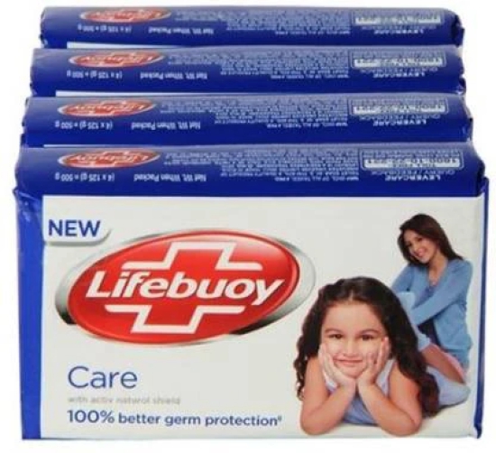 Lifebuoy Care Soap 125Gm*4