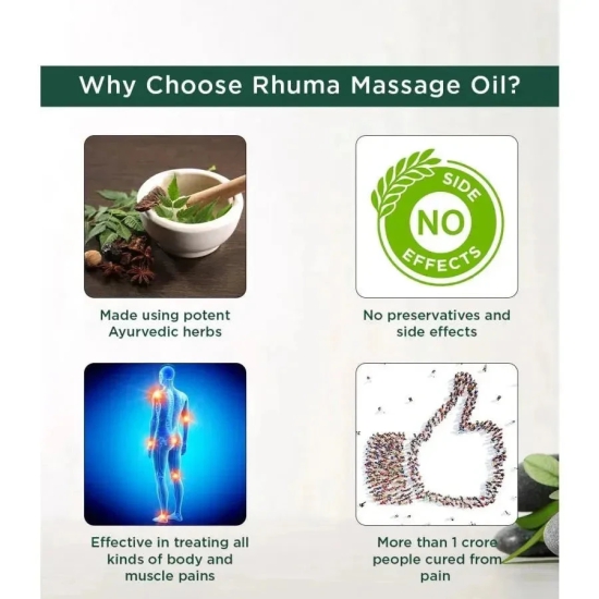 Rhuma Care Oil | Long Lasting Pain Relief-combo