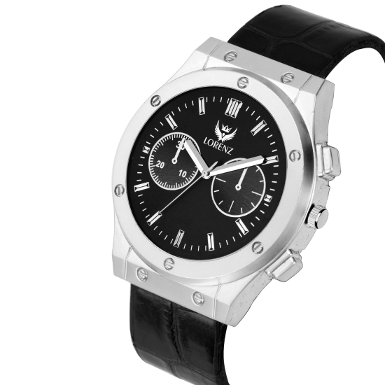 Stealth Chrono Men's Black Dial Analog Watch