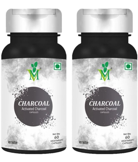 Charcoal Activated Veg. Capsules Pack of 2 - 60's