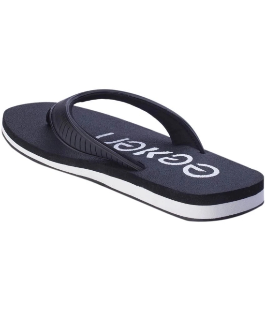 Paragon - Black Mens Thong Flip Flop - None