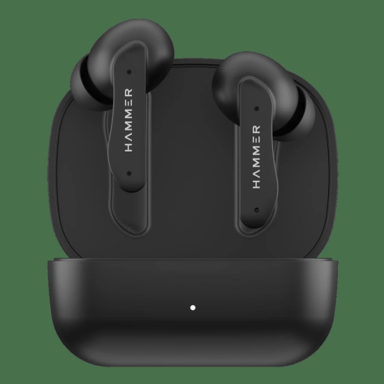 Hammer Solitude TWS Bluetooth Earbuds with Bluetooth v5.3,  ENC and Smart Touch Controls