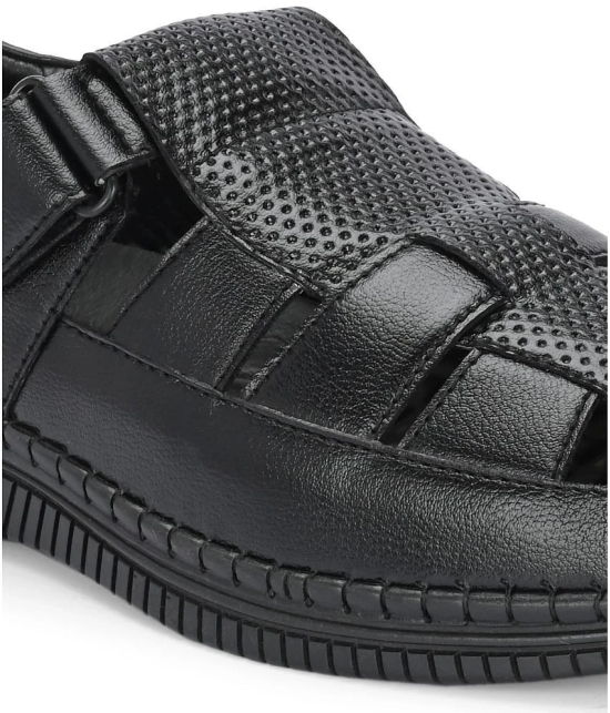 Aadi - Black Mens Sandals - None