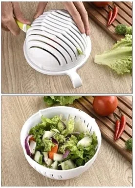 Salad Cutting Bowl