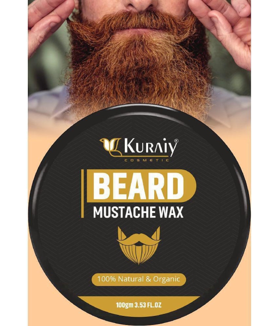 Kuraiy Beard Balm Wax Smoothing Gentlemen Beard Groomed Charming Professional Care Cream