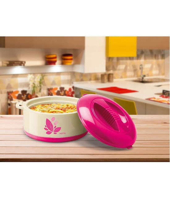 Milton New Orchid 2500 Inner Steel Casserole, 2360 ml, Pink - Pink