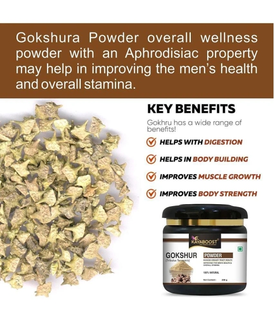 KAYABOOST GOKSHURA / GOKHRU Powder, Pack of 2 (400 g)