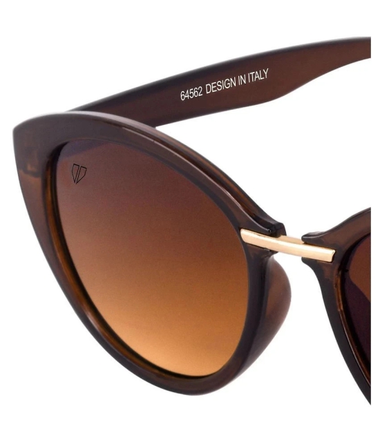 Walrus - Brown Cat Eye Sunglasses ( WS-GRC-090906 ) - Medium