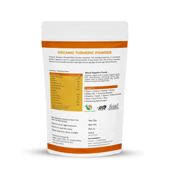 Organic Turmeric Powder-500gm