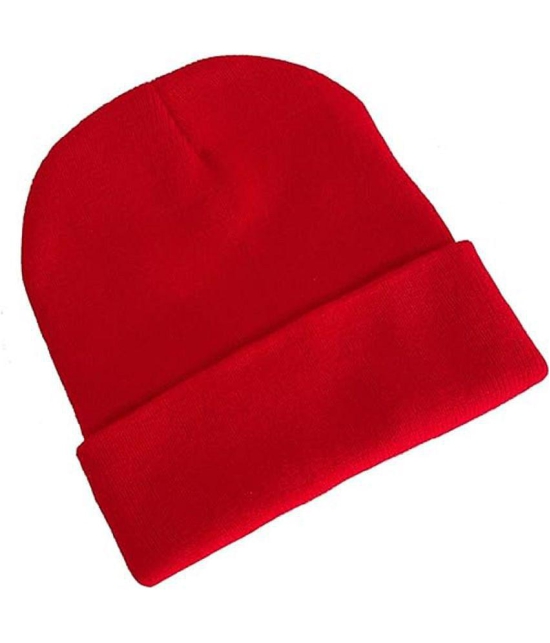 Penyan School Winter Woolen Cap Beanies Warm Cold Weather Beanie Hats for Boys or Girls (6 - 7 Years) - None