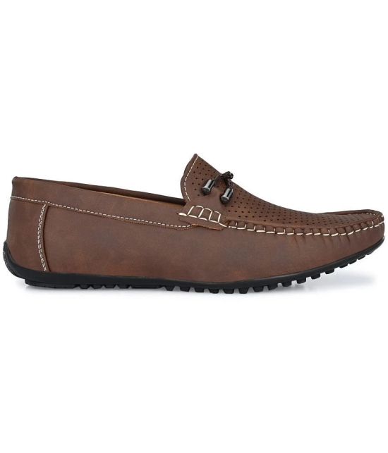 Leeport Brown Mens Slip on - 6