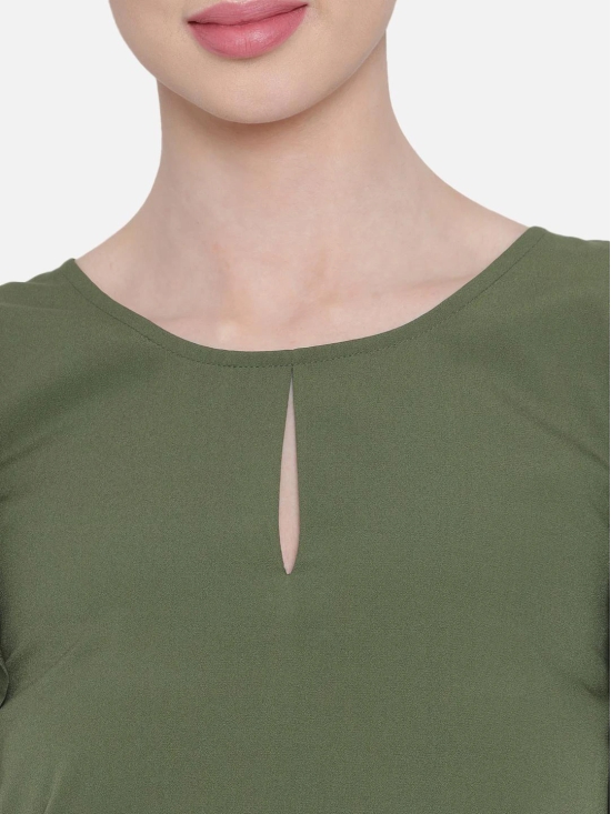 ALL WAYS YOU Women Top Polyester fabric  Green XS