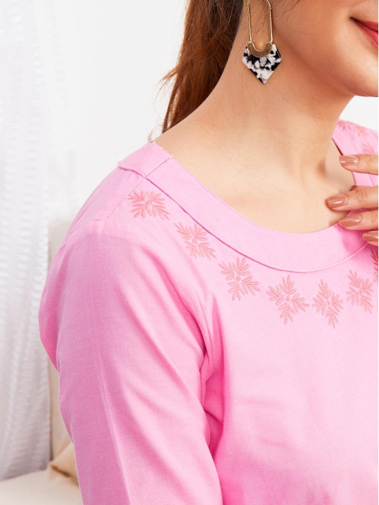 Ornate 'Pure Cotton' Embroidered Top-S