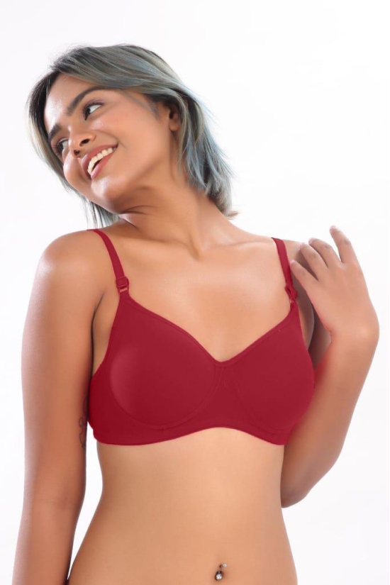 Women Hug Padded Bra Maroon