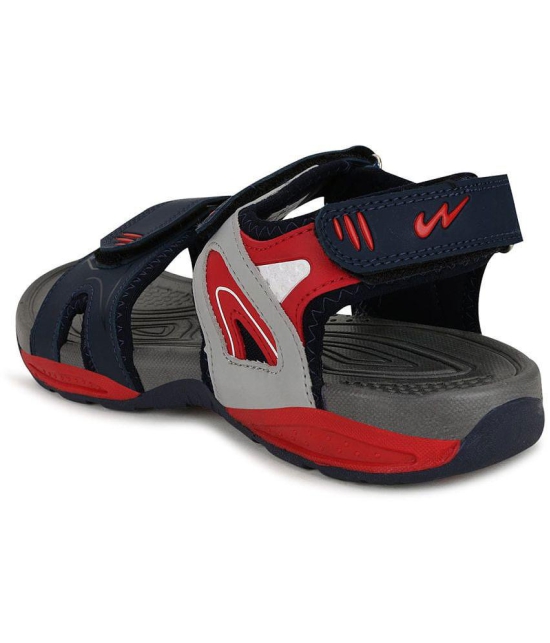 Campus - Blue Mens Floater Sandals - None