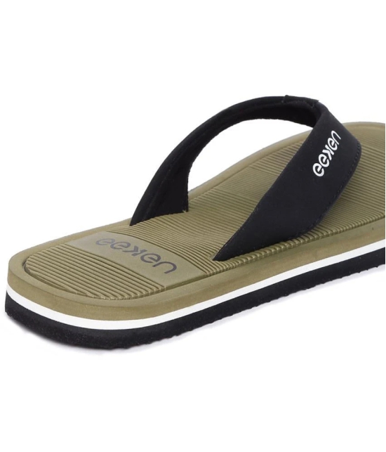 Paragon Green Mens Thong Flip Flop - None