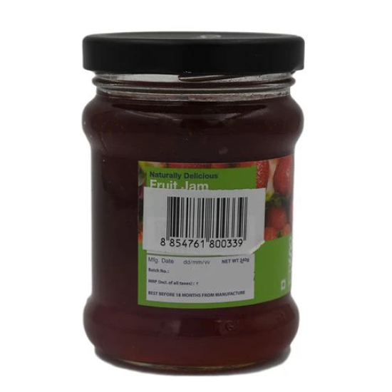 Chabaa Fruit Jam - Strawberry, 240 gm Bottle