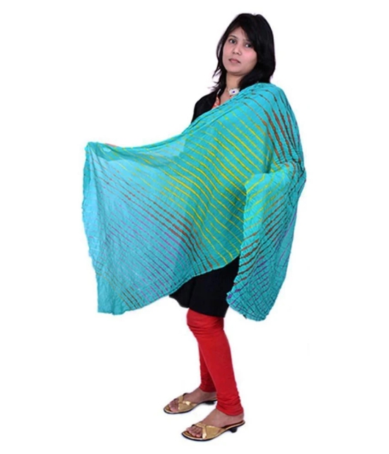 Apratim Multicoloured Chiffon Leheria Dupatta